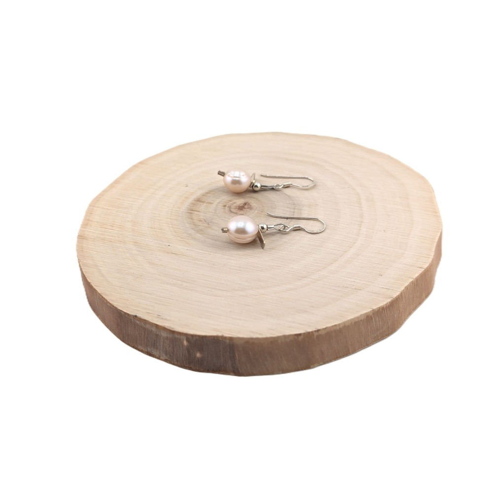 Handcrafted Navajo Native‎ Amercian Handmade Freshwater Pearls Dangle Earrings** - Picture 6 of 11